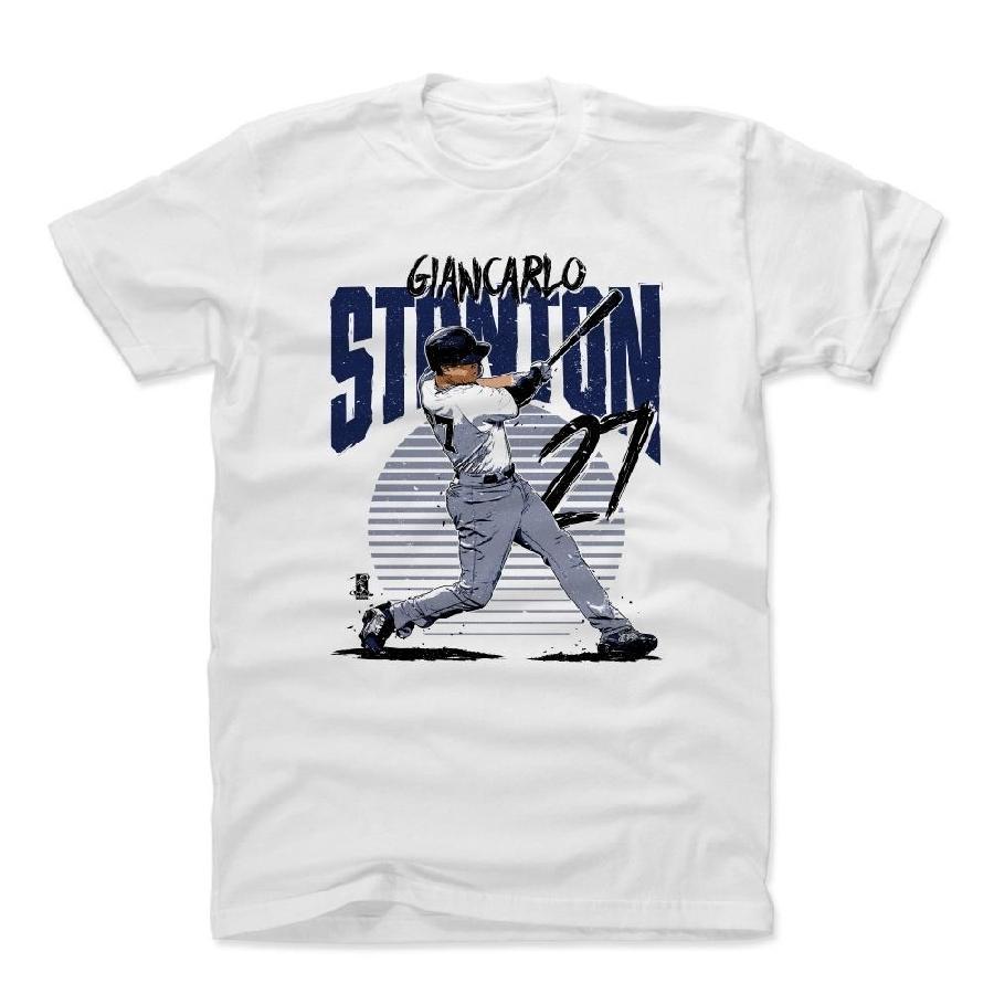 ジャンカルロ・スタントン Tシャツ MLB ヤンキース Rise B T-Shirt 500Level ホワイト｜mlbshop