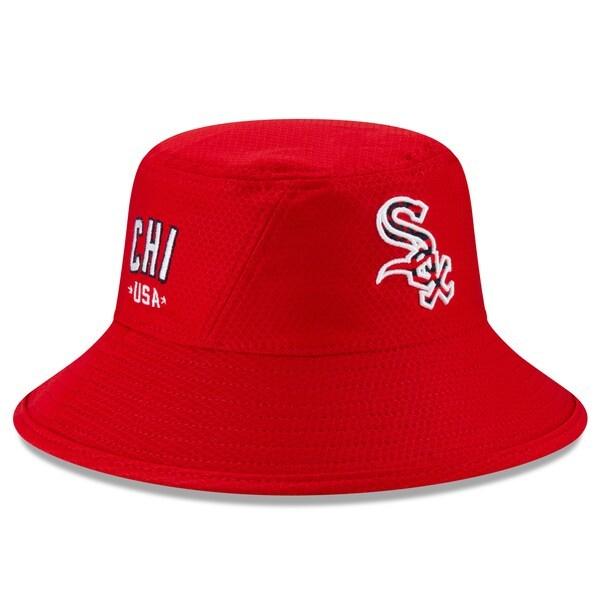 MLB ホワイトソックス キャップ ニューエラ バケットハット 独立記念日 4th of July New Era レッド mlb