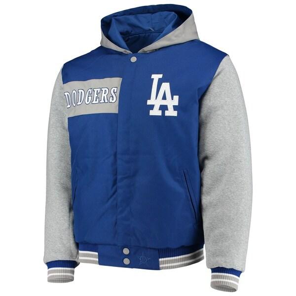 専用 MLB ドジャース リバーシブルジャケット MLB ドジャース ジャケット リバーシブル フルスナップ フーディー