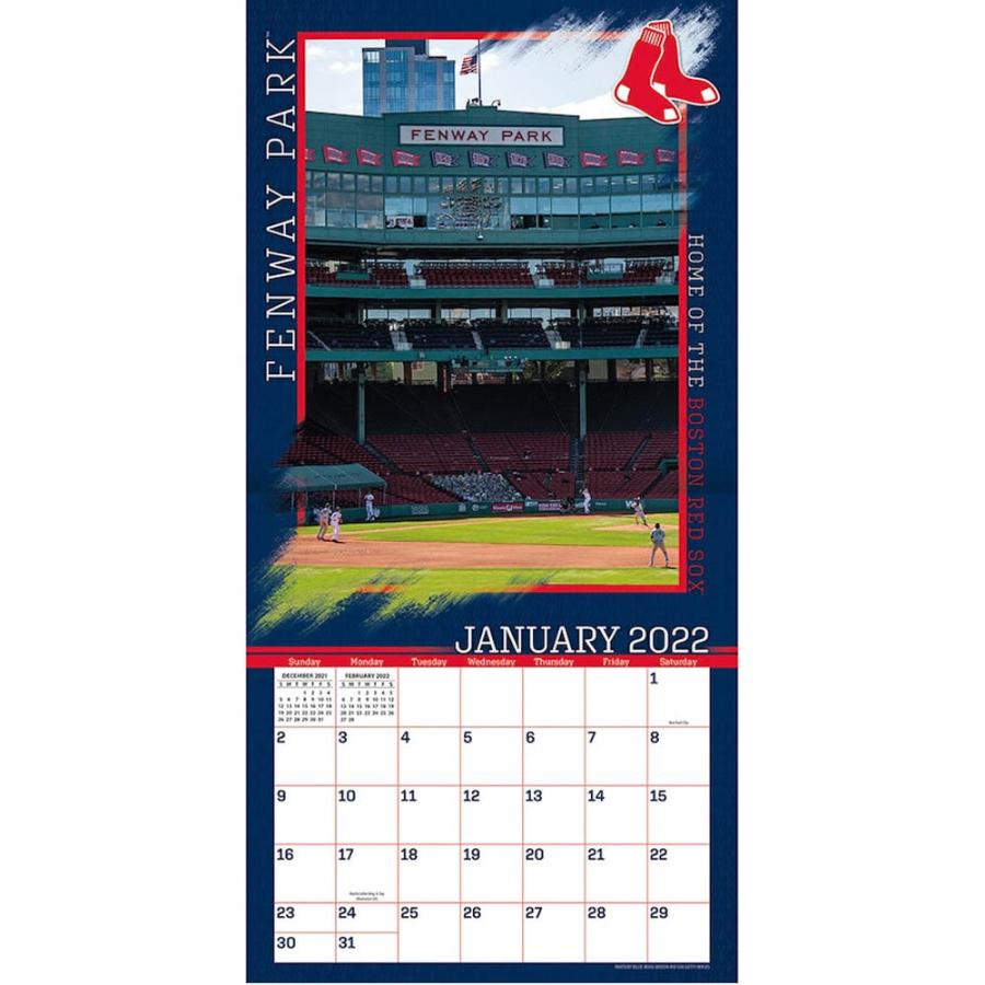 MLB カレンダー 2022年 レッドソックス 12X12 スタジアム 壁掛け CALENDAR Turner Fenway Park｜mlbshop｜03