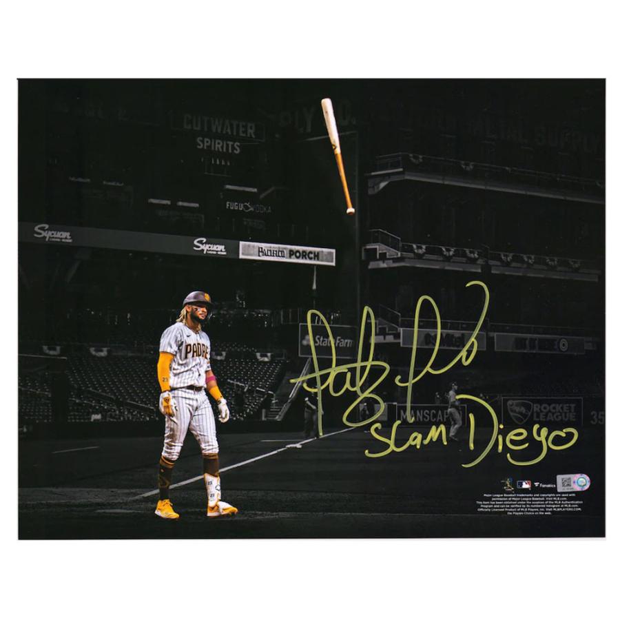 MLB フェルナンド・タティスジュニア パドレス フォト 写真 直筆サイン バットフリップ サンディエゴ Fanatics Authentic