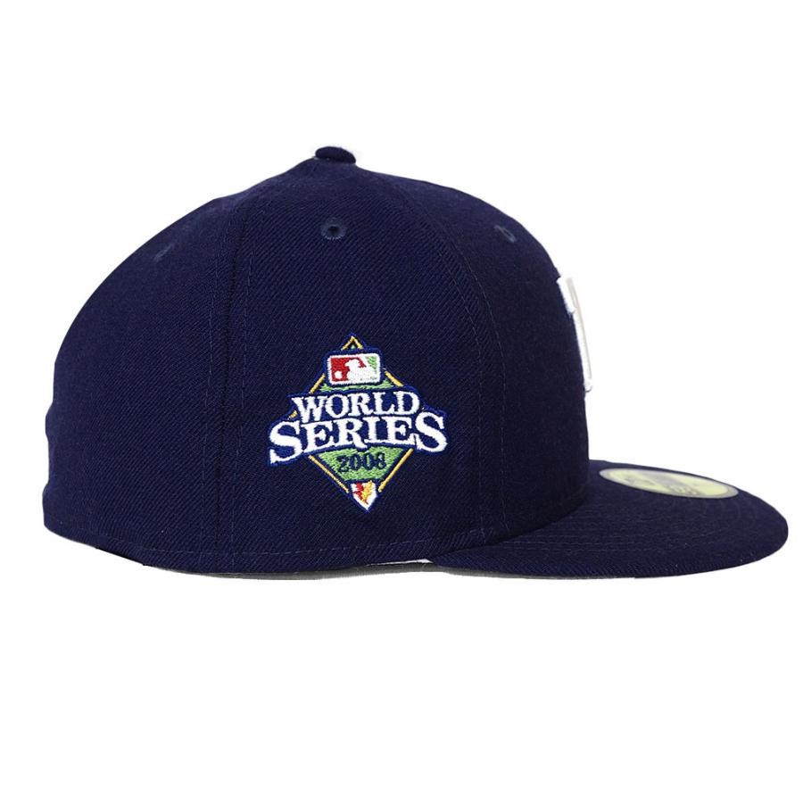 MLB タンパベイ・レイズ キャップ ワールドシリーズ World Series 2008 別注 サイド パッチ Patch 59FIFTY 帽子 ニューエラ/New Era｜mlbshop｜04