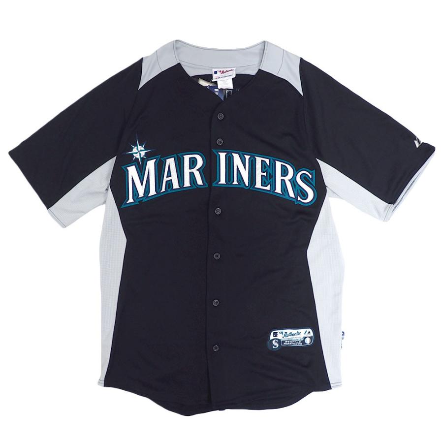 MLB イチロー マリナーズ ユニフォーム 2011 ジャージ フリーバッティング BP Jersey マジェスティック/Majestic