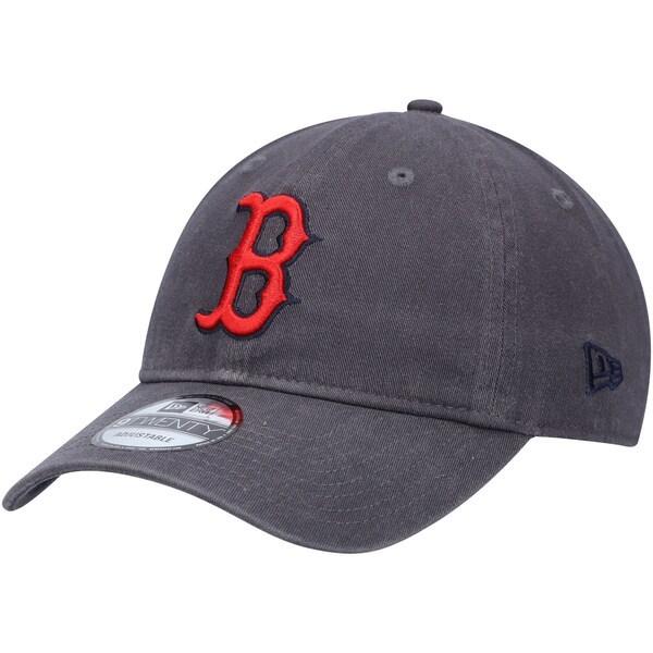 MLB レッドソックス キャップ Fashion Core Classic 9TWENTY Adjustable Hat 帽子 ニューエラ/New Era グラファイト｜mlbshop