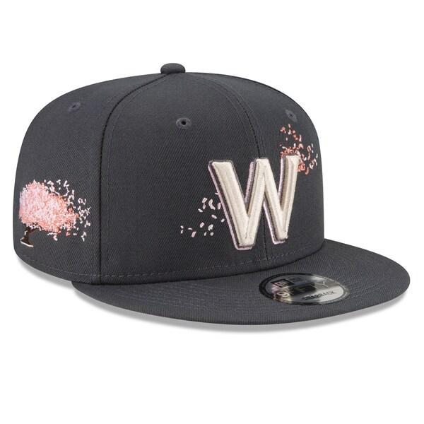 MLB ナショナルズ キャップ シティーコネクト2022 City Connect 9FIFTY スナップバック ニューエラ/New Era グラファイト｜mlbshop