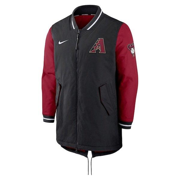 MLB ダイヤモンドバックス ジャケット 2022 選手着用 オーセンティックコレクション ダグアウト Jacket ナイキ/Nike Black/Team Crimson｜mlbshop｜02