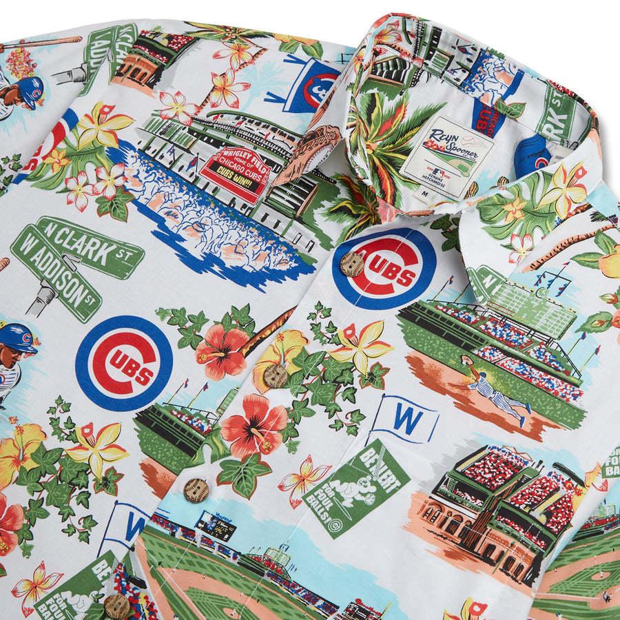 MLB カブス アロハシャツ ハワイアン Scenic Aloha Shirt レイン