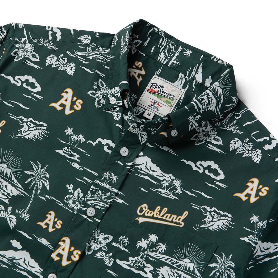 MLB アスレチックス アロハシャツ ハワイアン KEKAI PERFORMANCE MLB アスレチックス アロハシャツ ハワイアン KEKAI PERFORMANCE