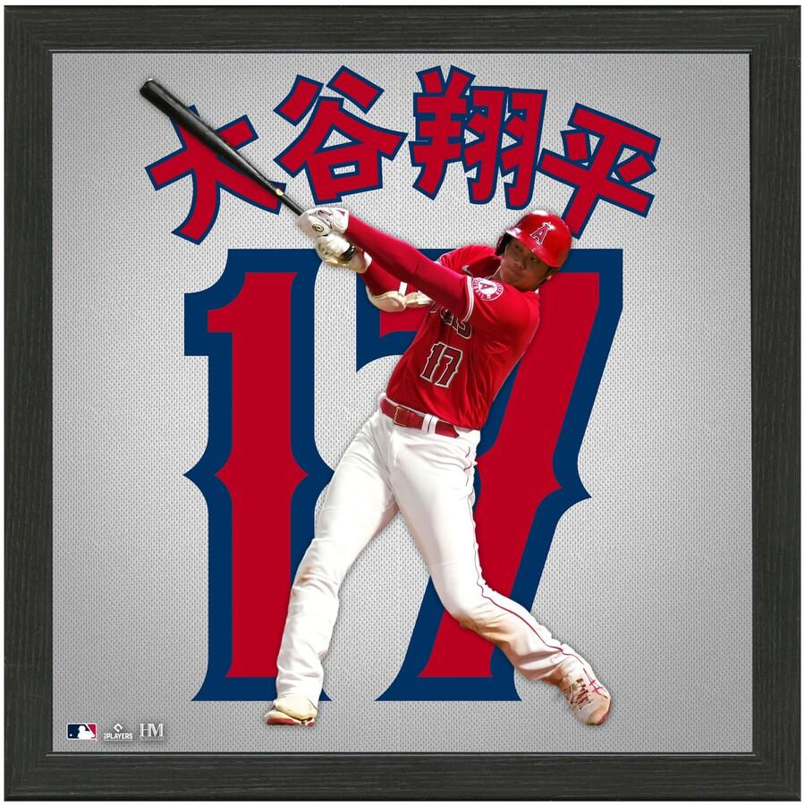MLB 大谷翔平 エンゼルス フォトフレーム Framed Player Impact Jersey