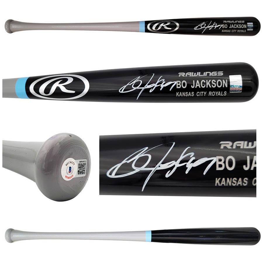Rawlings 野田頭選手のサイン入りバット Rawlings（ローリングス） MLB ボー・ジャクソン ロイヤルズ バッド