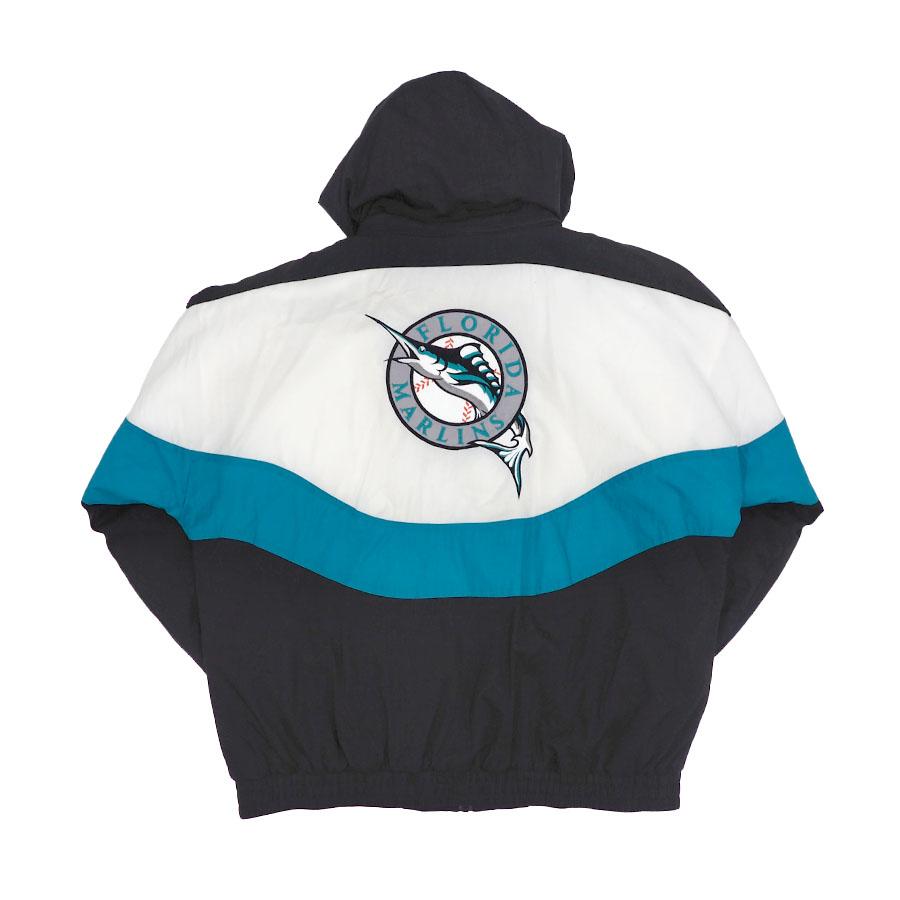 MLB フロリダ・マーリンズ ジャケット Back Patch Curve Jacket デッド