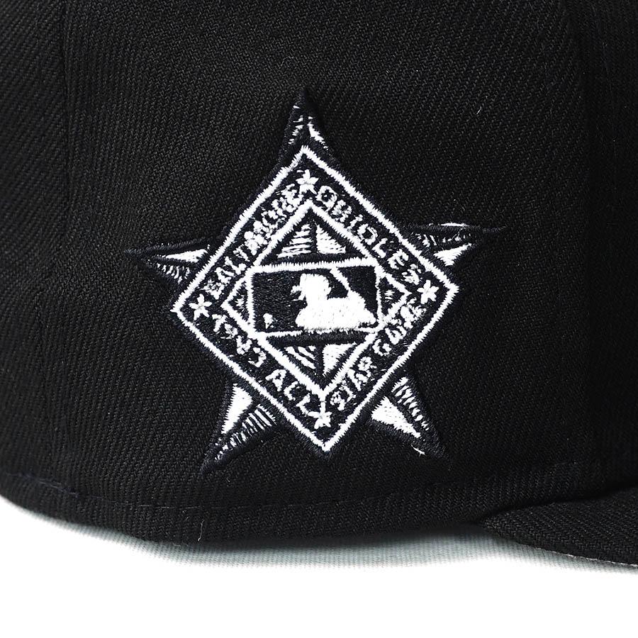 MLB オリオールズ キャップ 59FIFTY サイドパッチアップ Black Cap ニューエラ/New Era オールスターゲーム ブラック｜mlbshop｜03