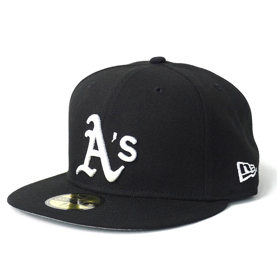 MLB アスレチックス キャップ 59FIFTY サイドパッチアップ Black Cap ニューエラ/New Era ワールドシリーズ1989 ブラック｜mlbshop｜02