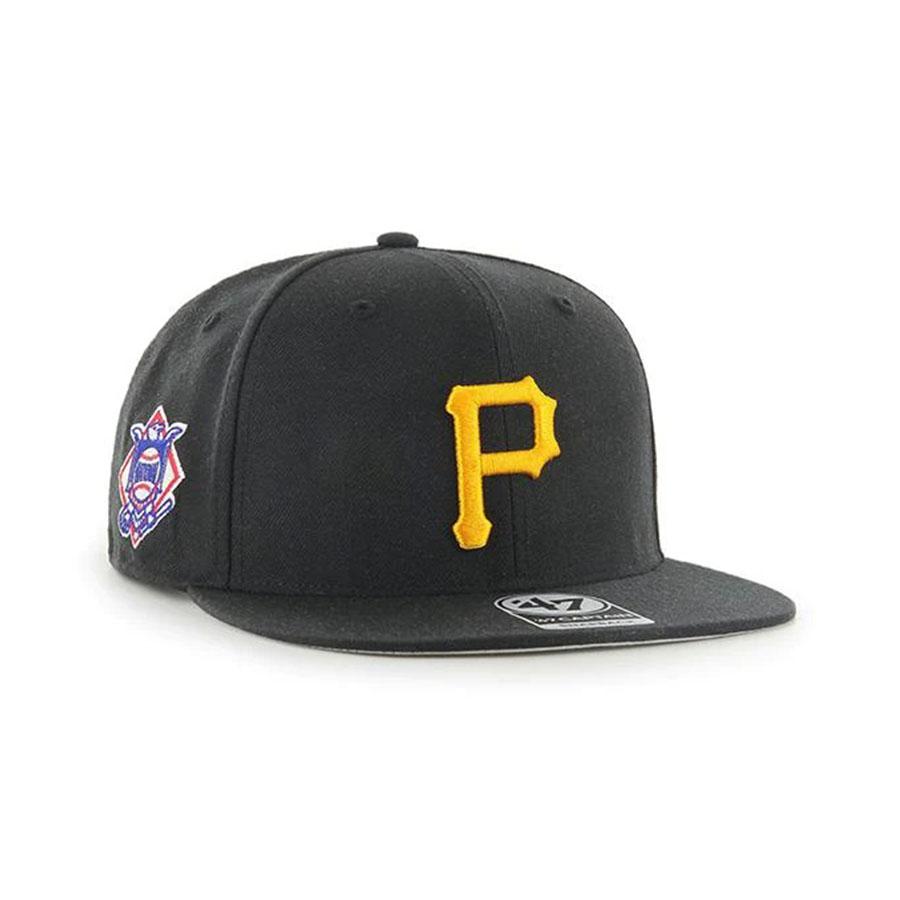 MLB パイレーツ キャップ Sure Shot Captain Cap 47Brand ブラック : プロ野球メジャーリーグショップ ...