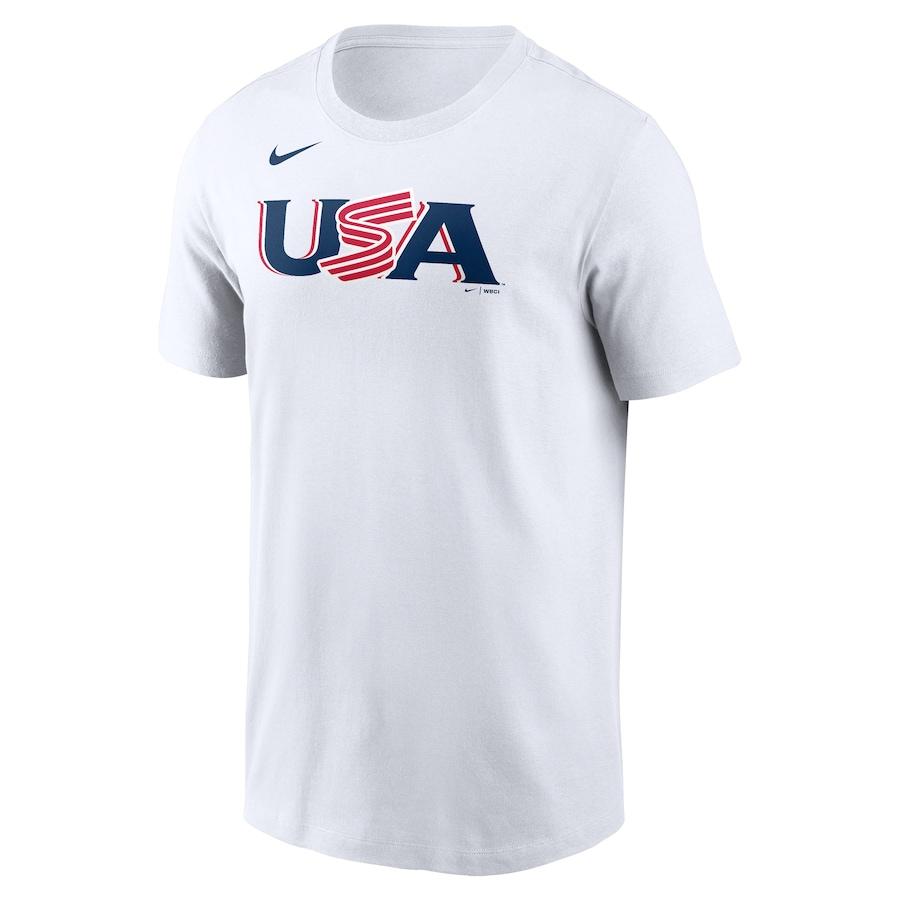 WBC ムーキー・ベッツ アメリカ代表 USA Tシャツ 2023 World Baseball Classic ネーム＆ナンバー T-Shirt ナイキ/Nike ホワイト｜mlbshop｜02