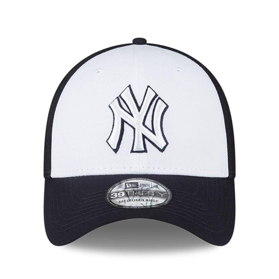 MLB ヤンキース キャップ 2023 バッティングプラクティス 39THIRTY Flex ニューエラ/New Era ネイビー ホワイト｜mlbshop｜02