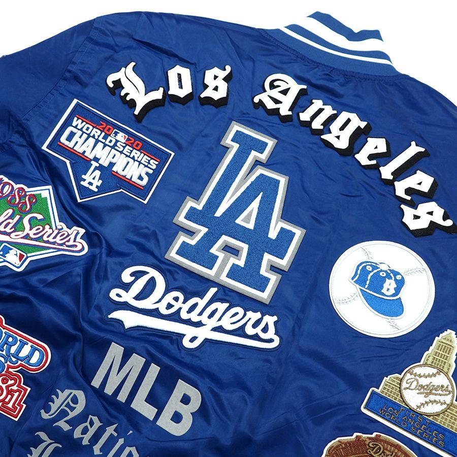 MLB ドジャース ジャケット Old English サテン Jacket Pro Standard