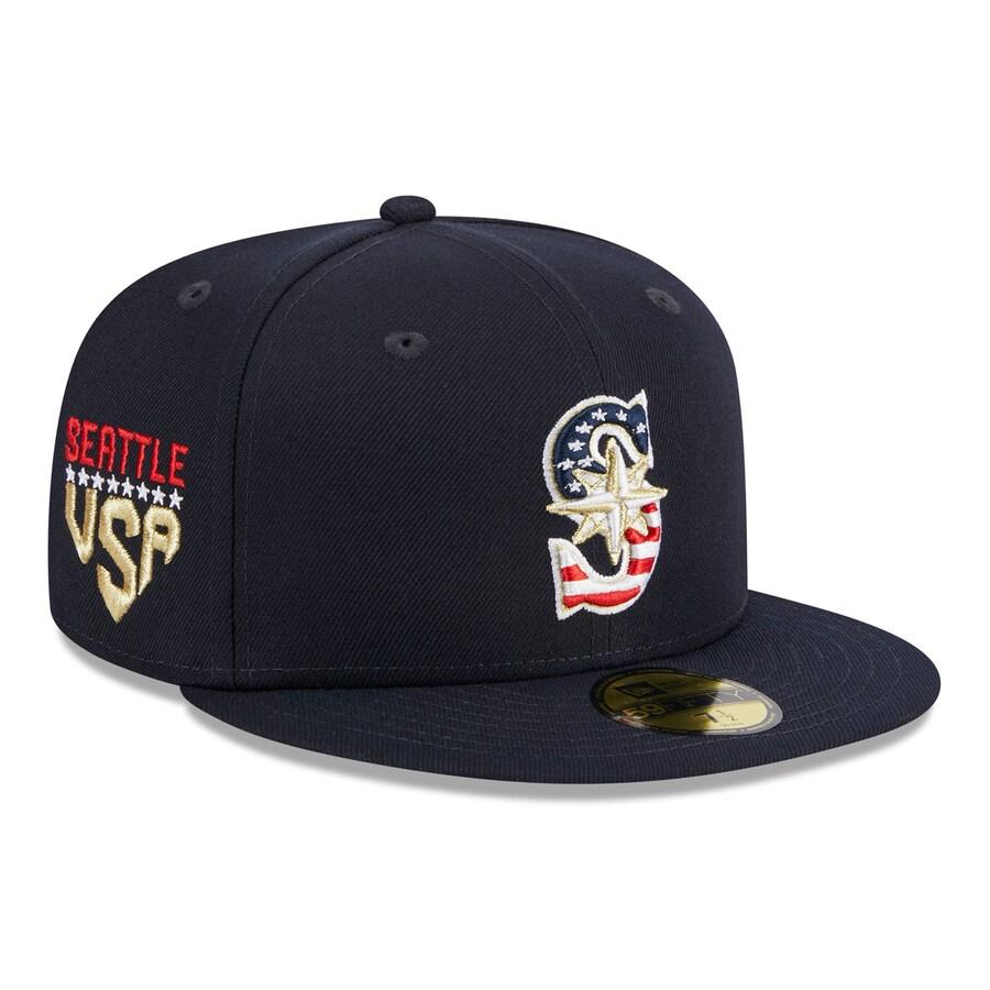 NEW ERA MLB マリナーズ キャップ 2023 独立記念日 4th of July 