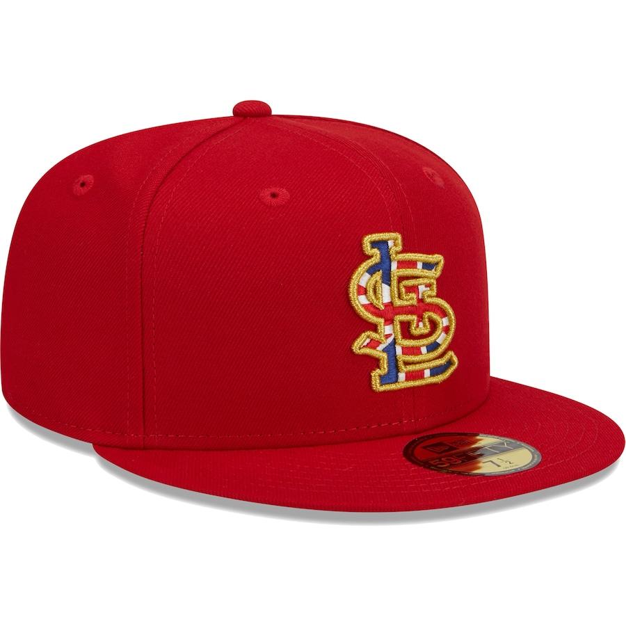 MLB カージナルス キャップ ロンドン ワールドツアーシリーズ2023 Flag Fill 59FIFTY Fitted Hat ニューエラ/New Era レッド｜mlbshop｜03