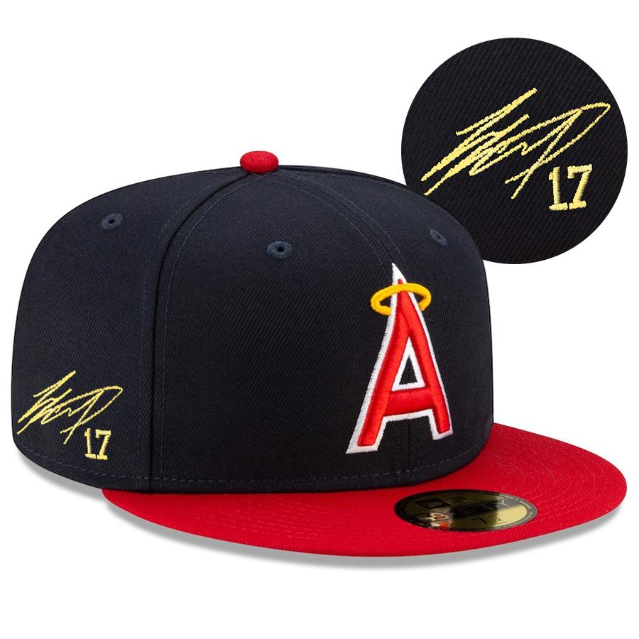 公式ショップ　大谷翔平　エンゼルス　サイン刺繍　ゴールド　キャップ　ニューエラ MLB 大谷翔平 エンゼルス キャップ Basic 9FIFTY Snapback サイン刺繍