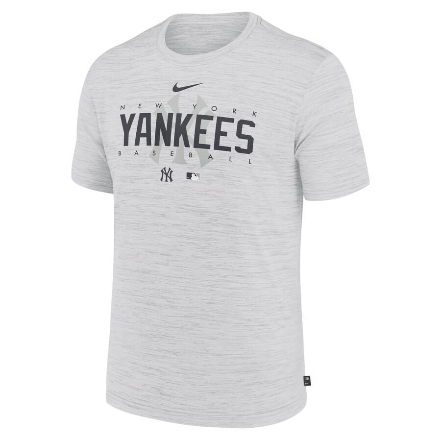 MLB ヤンキース Tシャツ ドライフィット ヴェロシティ プラクティス Short Sleeve Tee ナイキ/Nike ホワイト｜mlbshop｜02
