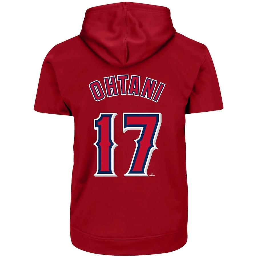 MLB 大谷翔平 エンゼルス フリース Profile Big & Tall Fleece Short Sleeve Hoodie ナイキ
