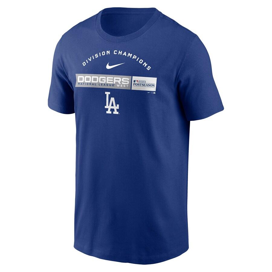 MLB ドジャース Tシャツ 2023 NL 地区優勝 ポストシーズン プレーオフ Champions T-Shirt ナイキ/Nike ロイヤル｜mlbshop｜02