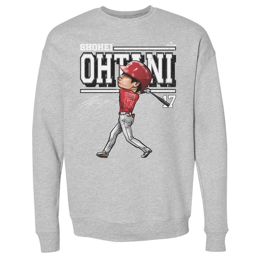 MLB 大谷翔平 エンゼルス スウェットシャツ カートゥーン Crewneck