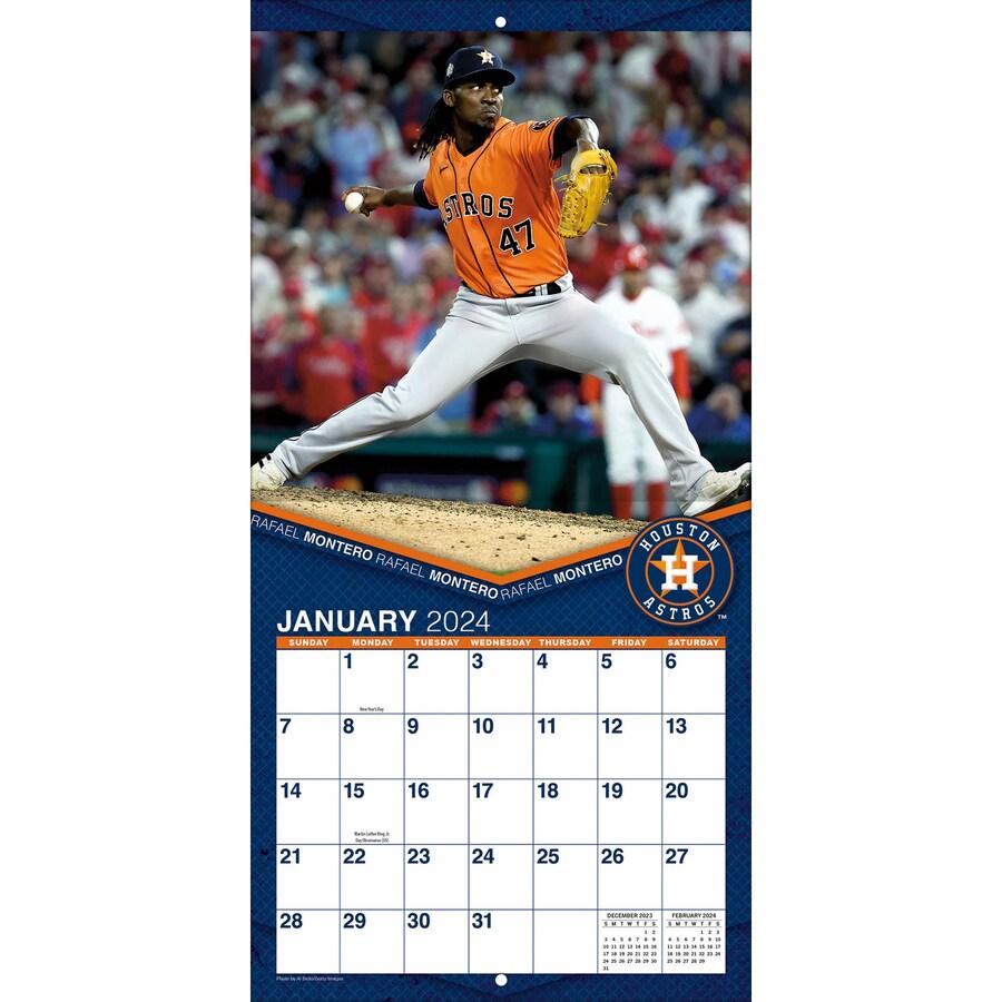 MLB アストロズ カレンダー 2024 Team 壁掛け Wall Calendar Turner｜mlbshop｜04