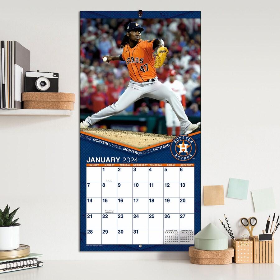 MLB アストロズ カレンダー 2024 Team 壁掛け Wall Calendar Turner｜mlbshop｜05