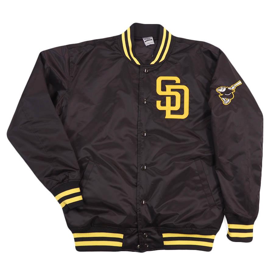 MLB パドレス ジャケット サテンジャケット アウター Fanatics ブラウン mlb231212rol21プロ野球メジャーリーグ