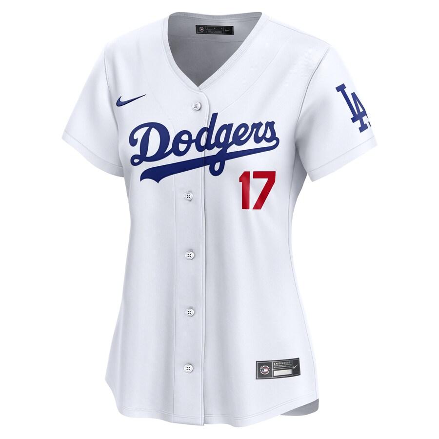 MLB 大谷翔平 ドジャース ユニフォーム Women's レディース  リミテッド Player Jersey ナイキ/Nike ホワイト｜mlbshop｜03