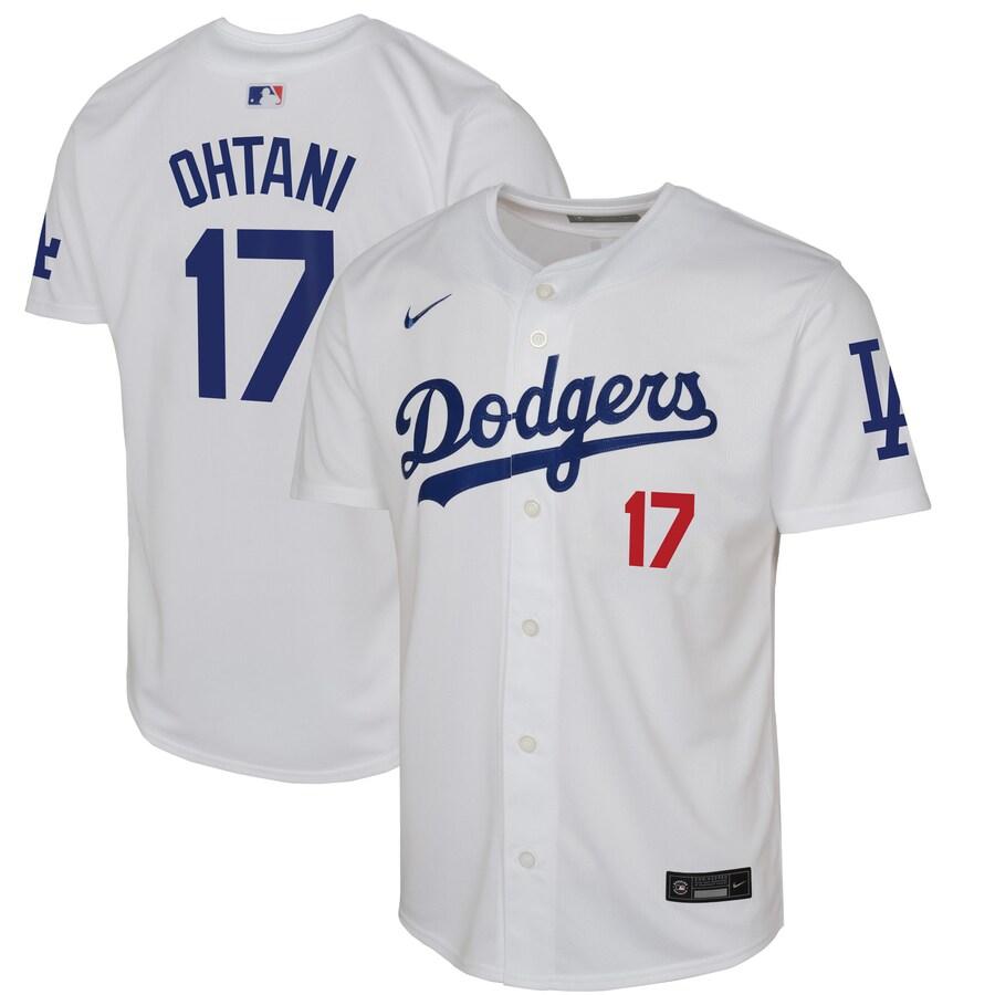 NIKE製 大谷翔平Dodgersユニフォーム ホワイト❣️値下げ^ ^ NIKE（ナイキ） MLB 大谷翔平 ドジャース ユニフォーム ユース Home