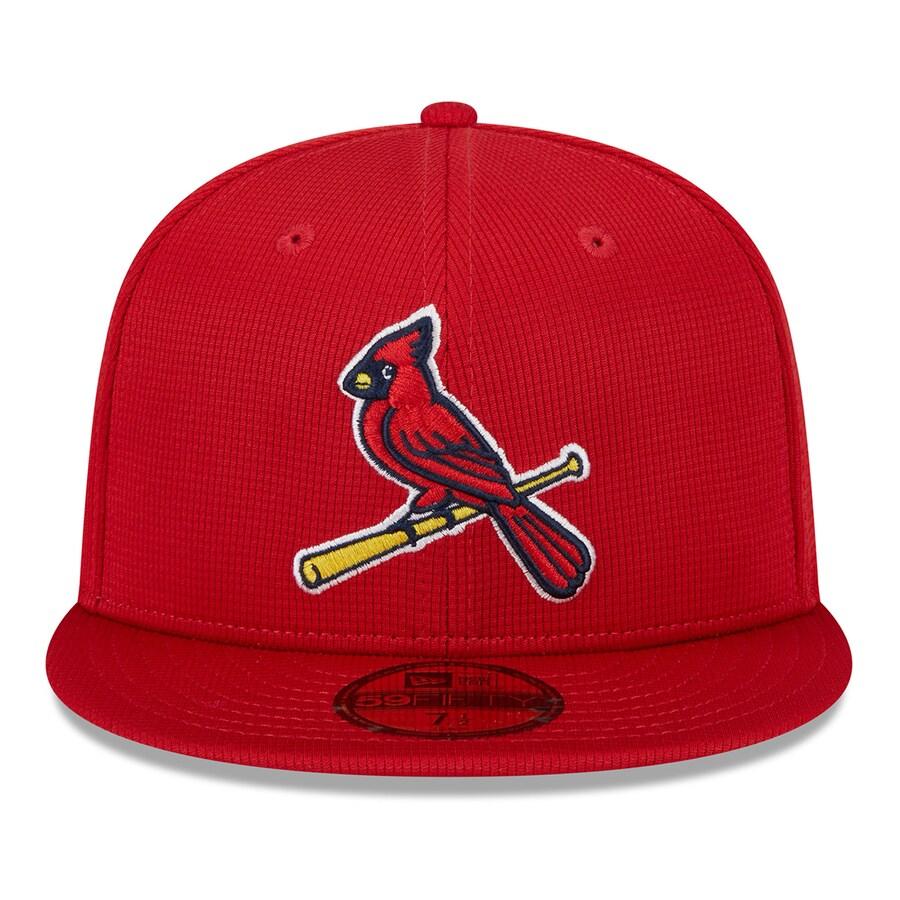 MLB カージナルス キャップ 2024 スプリングトレーニング 59FIFTY Fitted Hat ニューエラ/New Era レッド｜mlbshop｜02