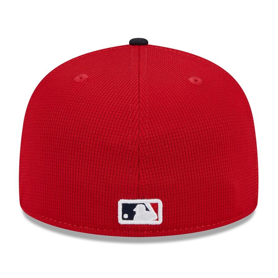 MLB レッドソックス キャップ 2024 スプリングトレーニング 59FIFTY Fitted Hat ニューエラ/New Era レッド ネイビー｜mlbshop｜04