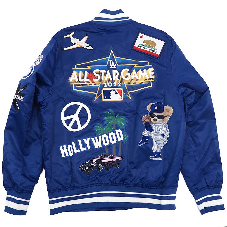 MLB ドジャース ジャケット 2601 - MEN'S SATIN JACKET (2022 MLB ドジャース ジャケット 2601 - MEN'S SATIN JACKET (2022