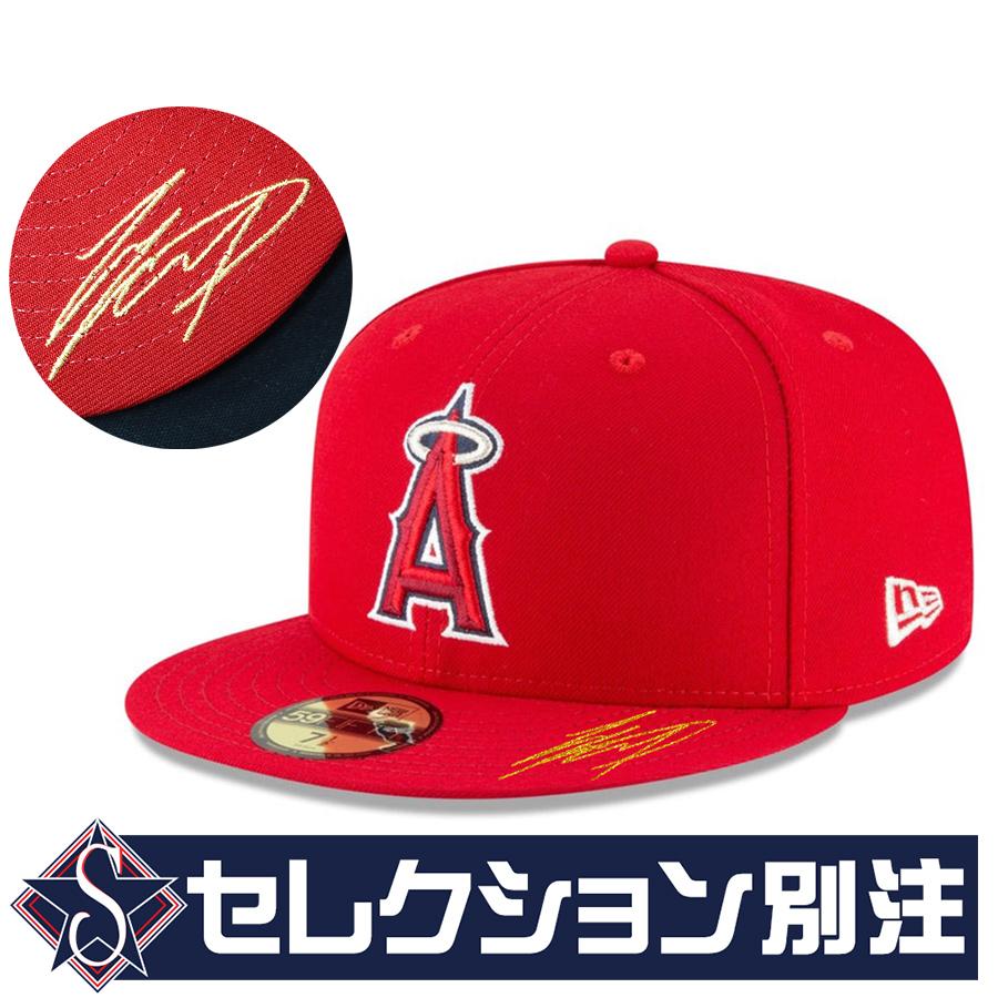 新品　エンゼルス　59FIFTY キャップ　スナップバック　大谷翔平　赤 サイン刺繍 Snapback 9FIFTY Basic キャップ エンゼルス 大谷翔平 MLB 応援グッズ