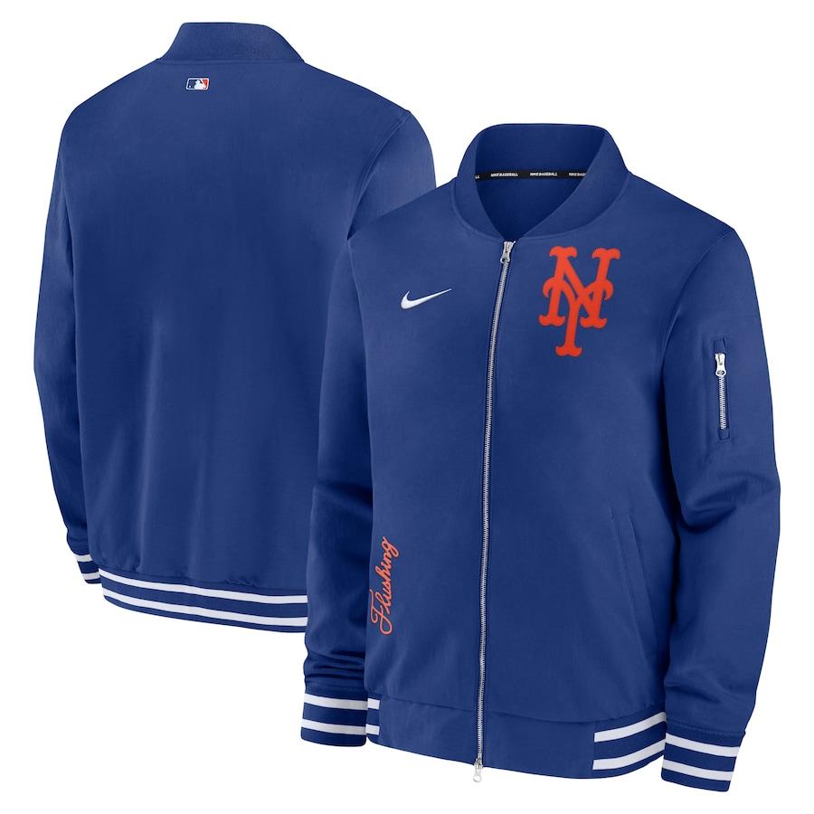 美品 NIKE ナイキ メッツ プルオーバージャケット メジャー チームウエア NIKE（ナイキ） MLB メッツ ジャケット 2024 選手着用モデル