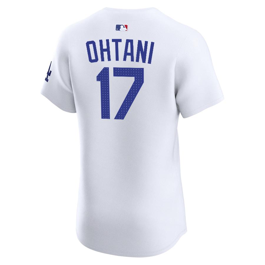 MLB 大谷翔平 ドジャース ユニフォーム エリート オーセンティック Elite Custom Jersey ホーム ナイキ/Nike ホワイト｜mlbshop｜03