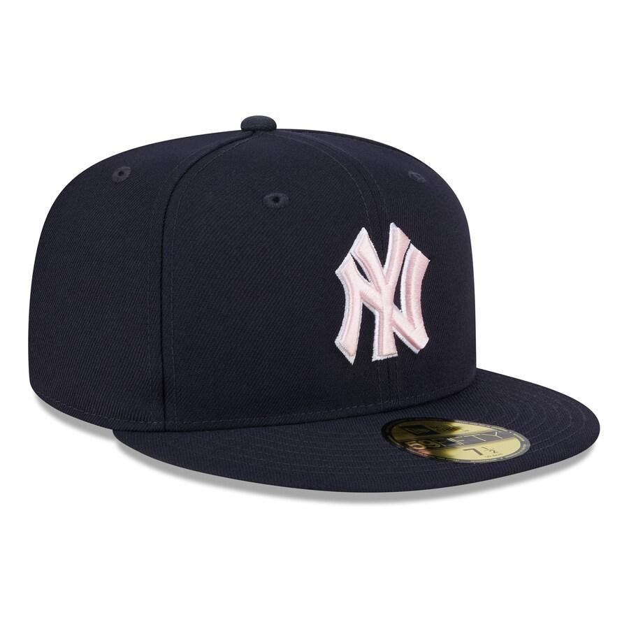 MLB ヤンキース キャップ 2024 母の日 Mother's Day On-Field 59FIFTY Fitted Hat ニューエラ/New Era ネイビー｜mlbshop｜03
