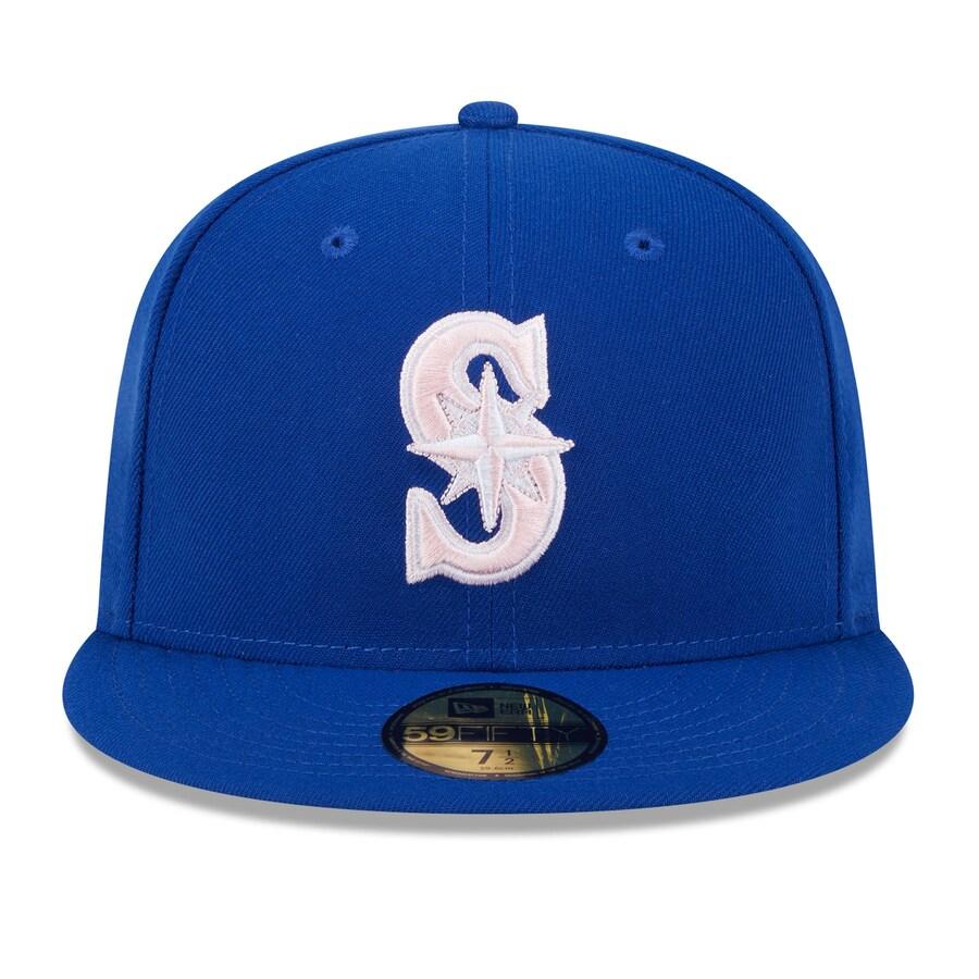 MLB マリナーズ キャップ 2024 母の日 Mother's Day On-Field 59FIFTY Fitted Hat ニューエラ/New Era ロイヤル｜mlbshop｜02