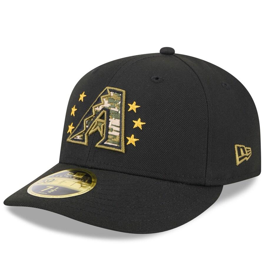 MLB ダイヤモンドバックス キャップ 【海外版】 2024 アームドフォースデー Low Profile 59FIFTY ニューエラ/New Era ブラック｜mlbshop｜03