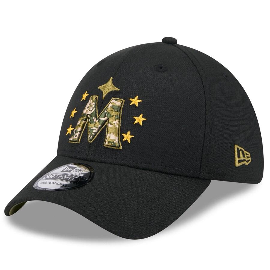 MLB ミネソタ・ツインズ キャップ 【海外版】 2024 アームドフォースデー 39THIRTY Flex Hat ニューエラ/New Era ブラック｜mlbshop｜03