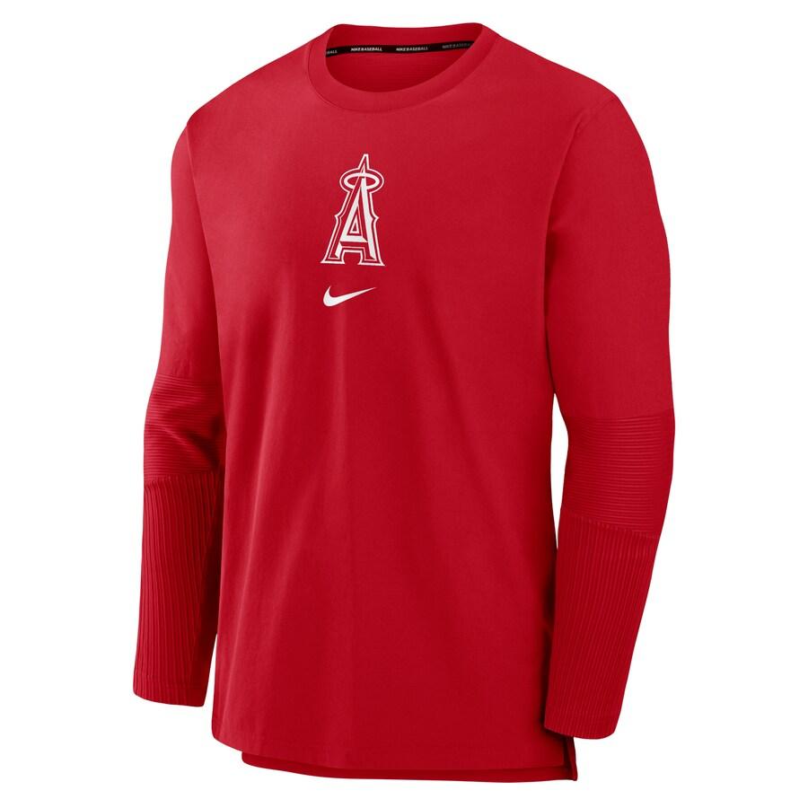 MLB エンゼルス ジャケット オーセンティックコレクション AC Pullover Jacket ナイキ/Nike レッド｜mlbshop｜02