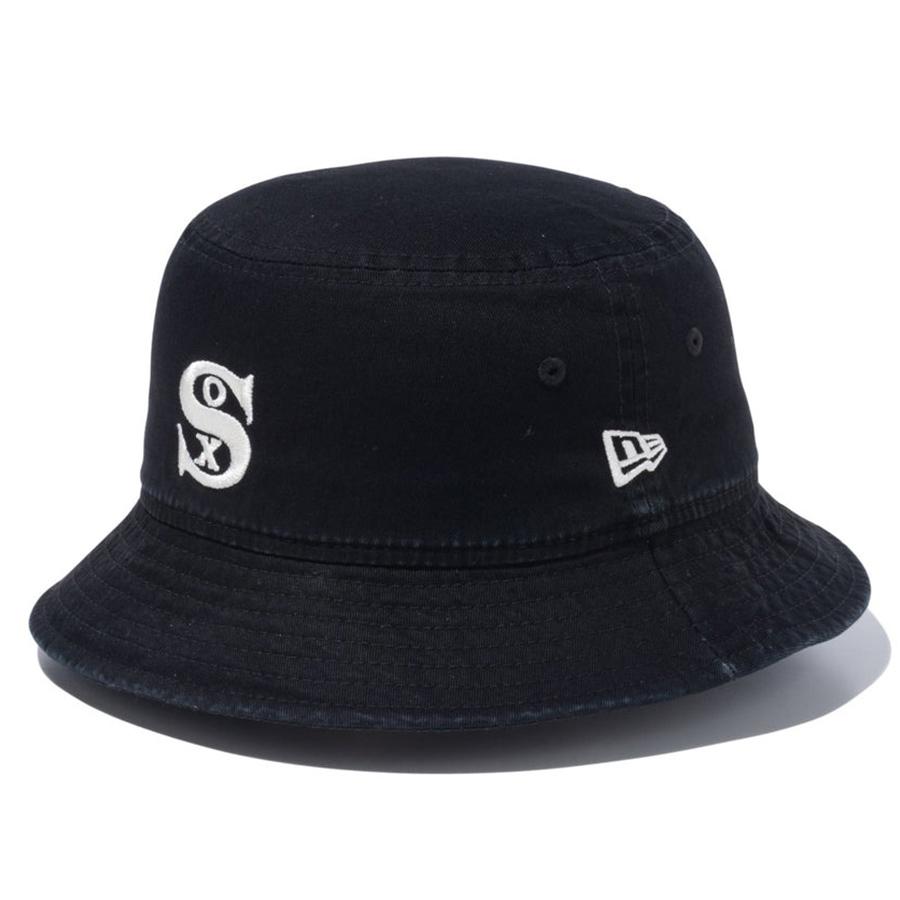 MLB ホワイトソックス バケットハット クーパーズタウン キャップ ニューエラ/New Era ブラック mlb240521bkh01
