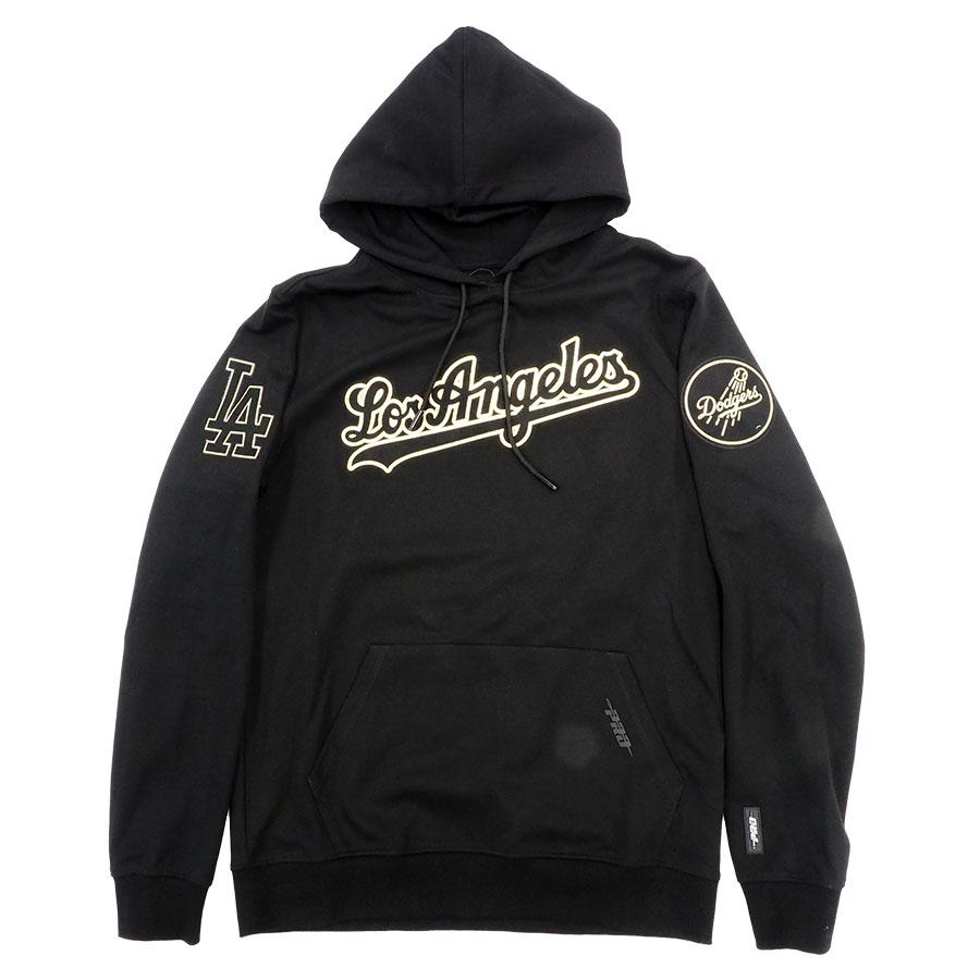 MLB ドジャース パーカー BLACK & GOLD DK PO HOODIE Pro Standard 