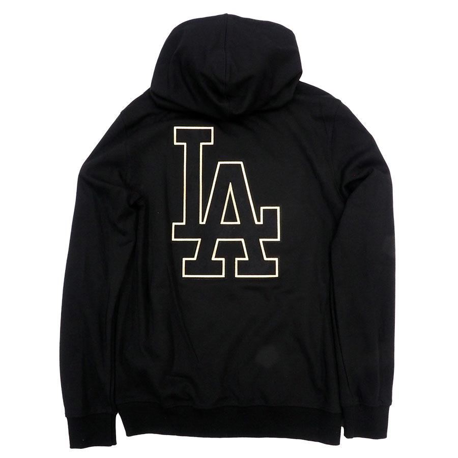 MLB ドジャース パーカー BLACK & GOLD DK PO HOODIE Pro Standard 