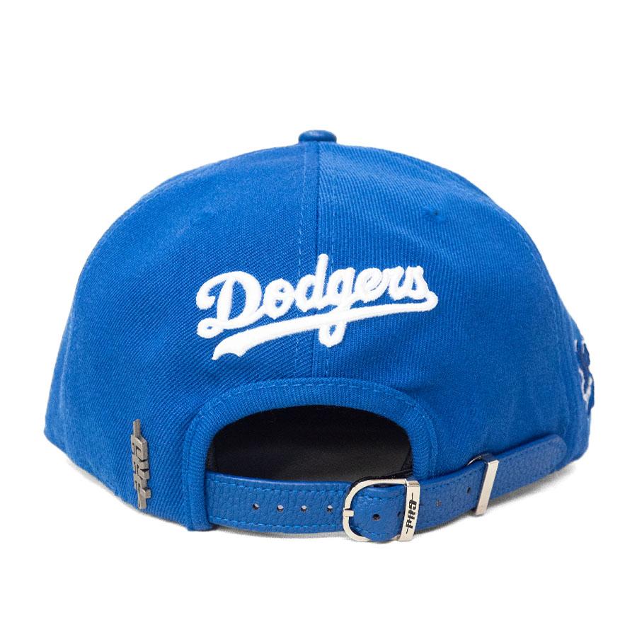 MLB ドジャース キャップ コットン レザー Cap Pro Standard ロイヤル