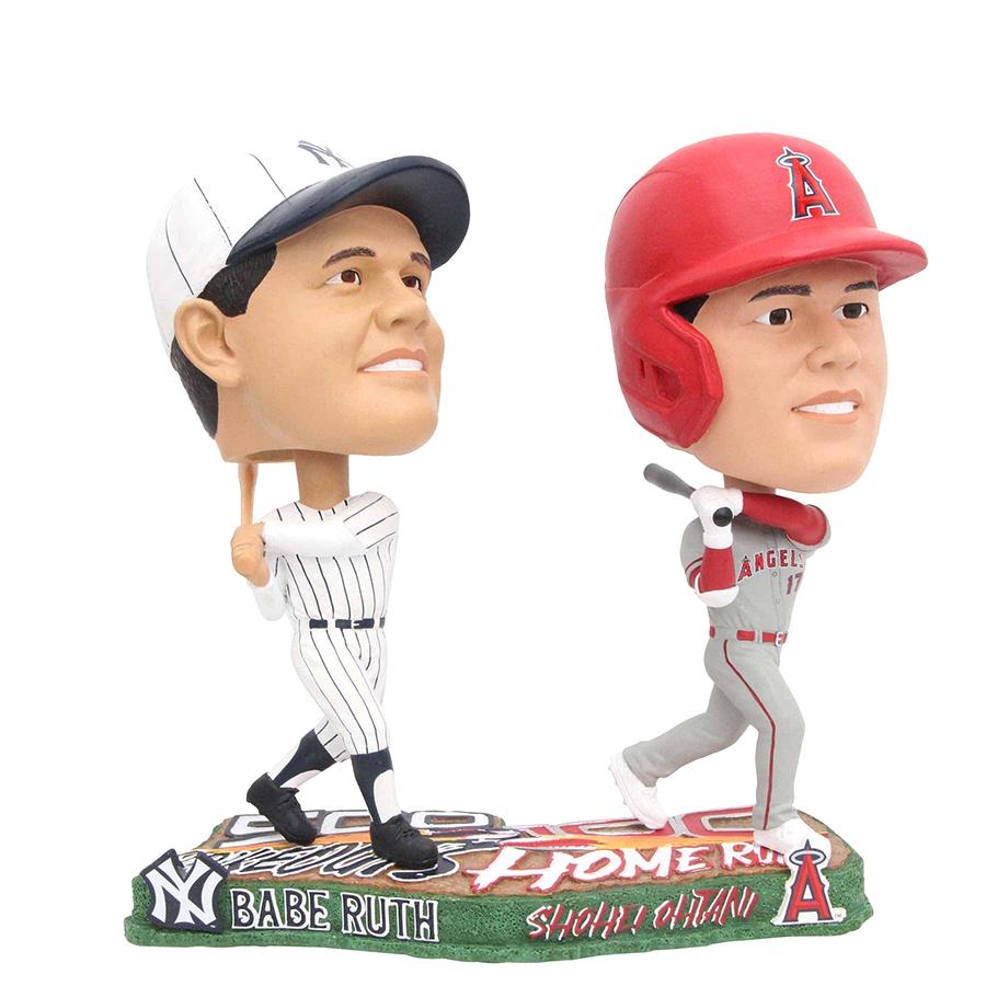 MLB 大谷翔平 & ベーブ・ルース エンゼルス ヤンキース ボブルヘッド