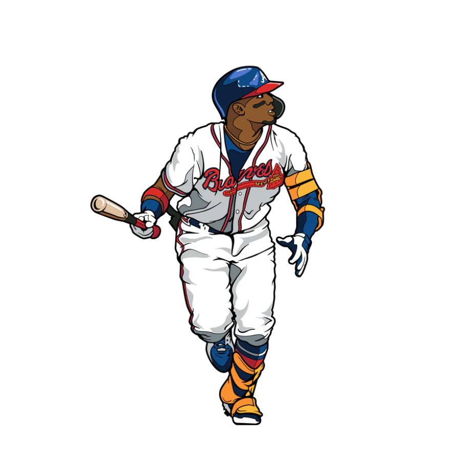 MLB ロナルド・アクーニャ ブレーブス フィギュア ピンバッチ Classic